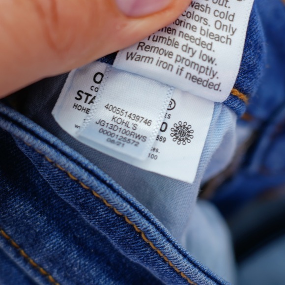 SO Jegging Blue Denim Jeans Oeko-Tex Standard 100 Stone Wash -3S- 27 / 26 Low Ri - Picture 9 of 10